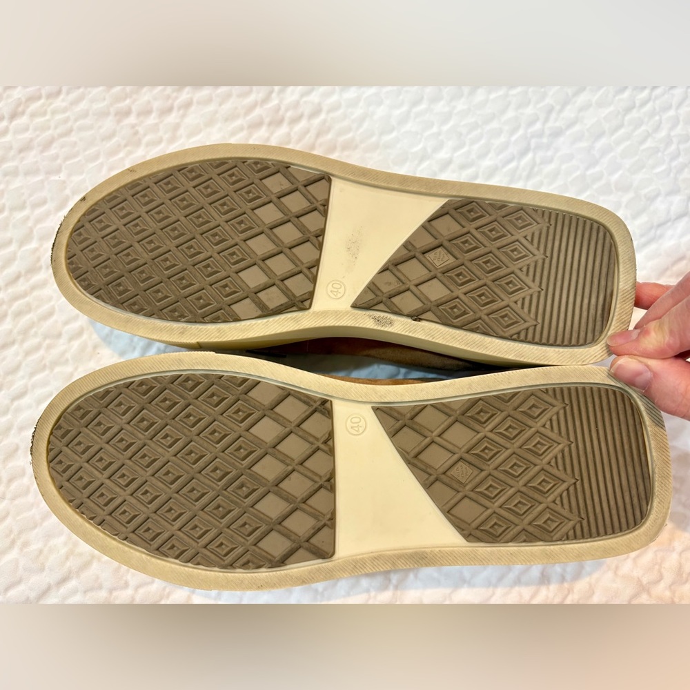 SOFTWAVES Suede Loafers Sz 40 (9-9.5) Women’s GUC Crazy Comfort & Gorgeous! 🤎🌟 - Picture 8 of 9